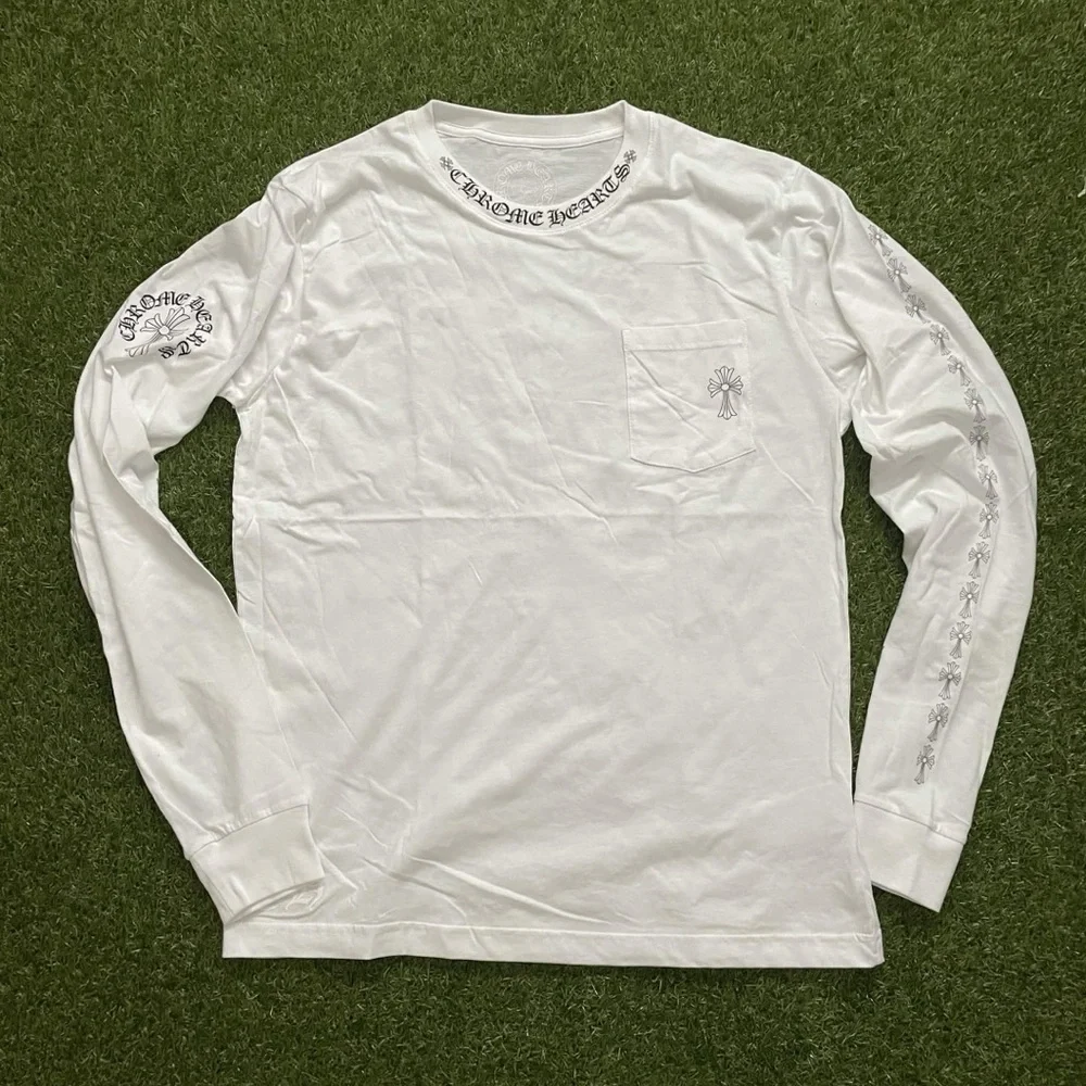 Large white CH logo Tee